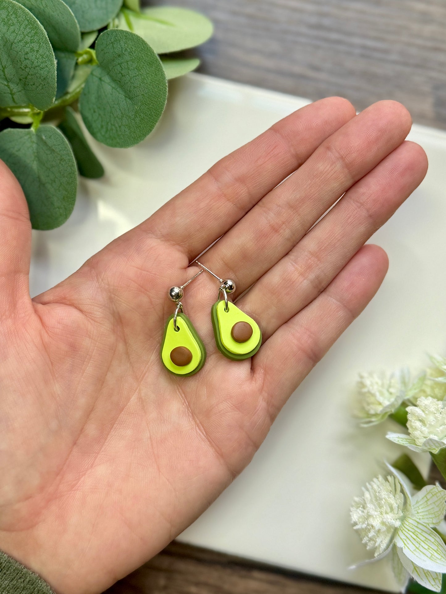 Avocado Earrings image 0