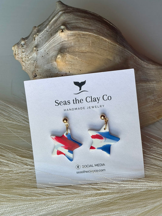 Patriotic Earrings #4 - Memorial Day | 4th of July