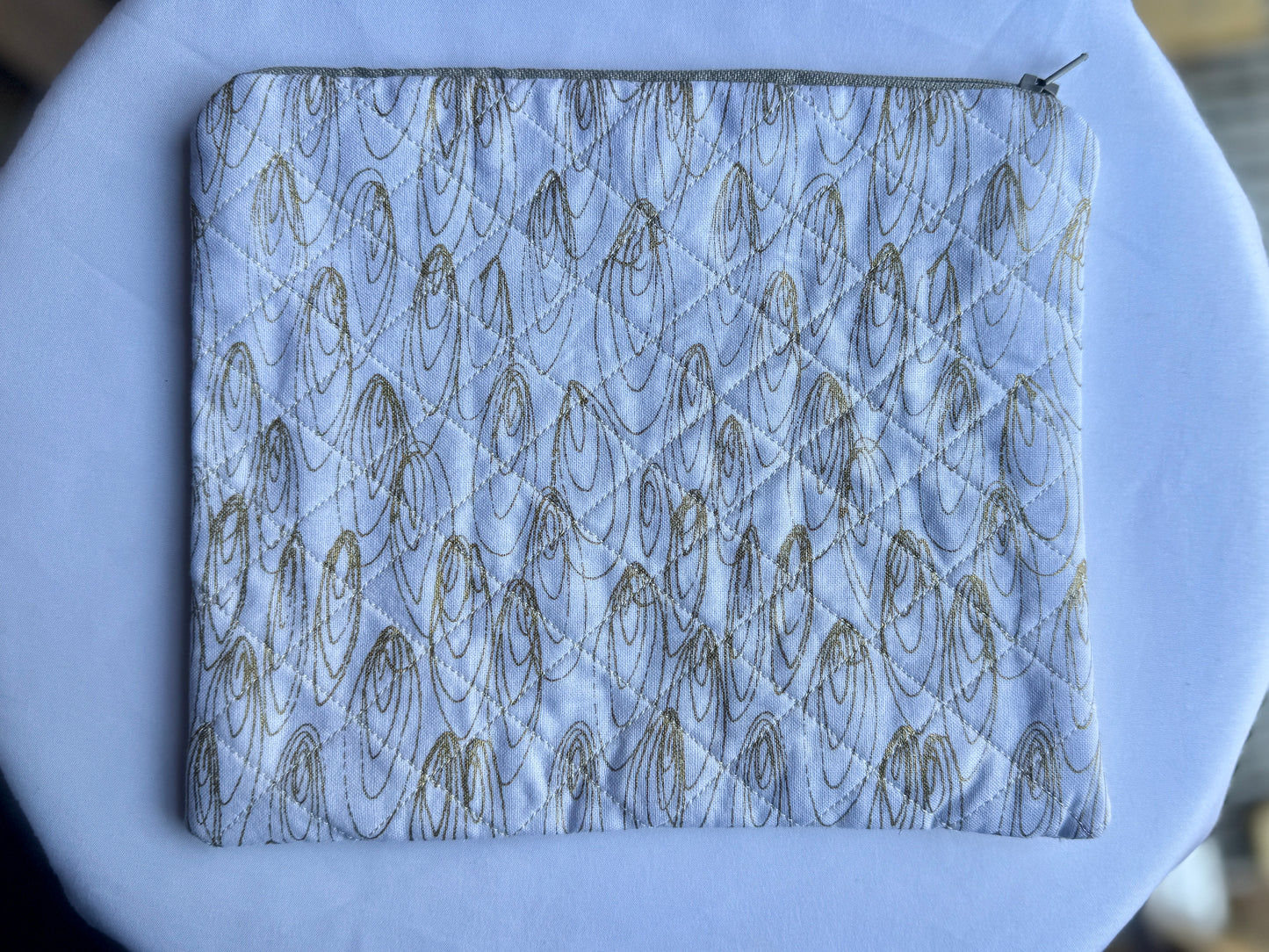 Quilted Zipper Pouch