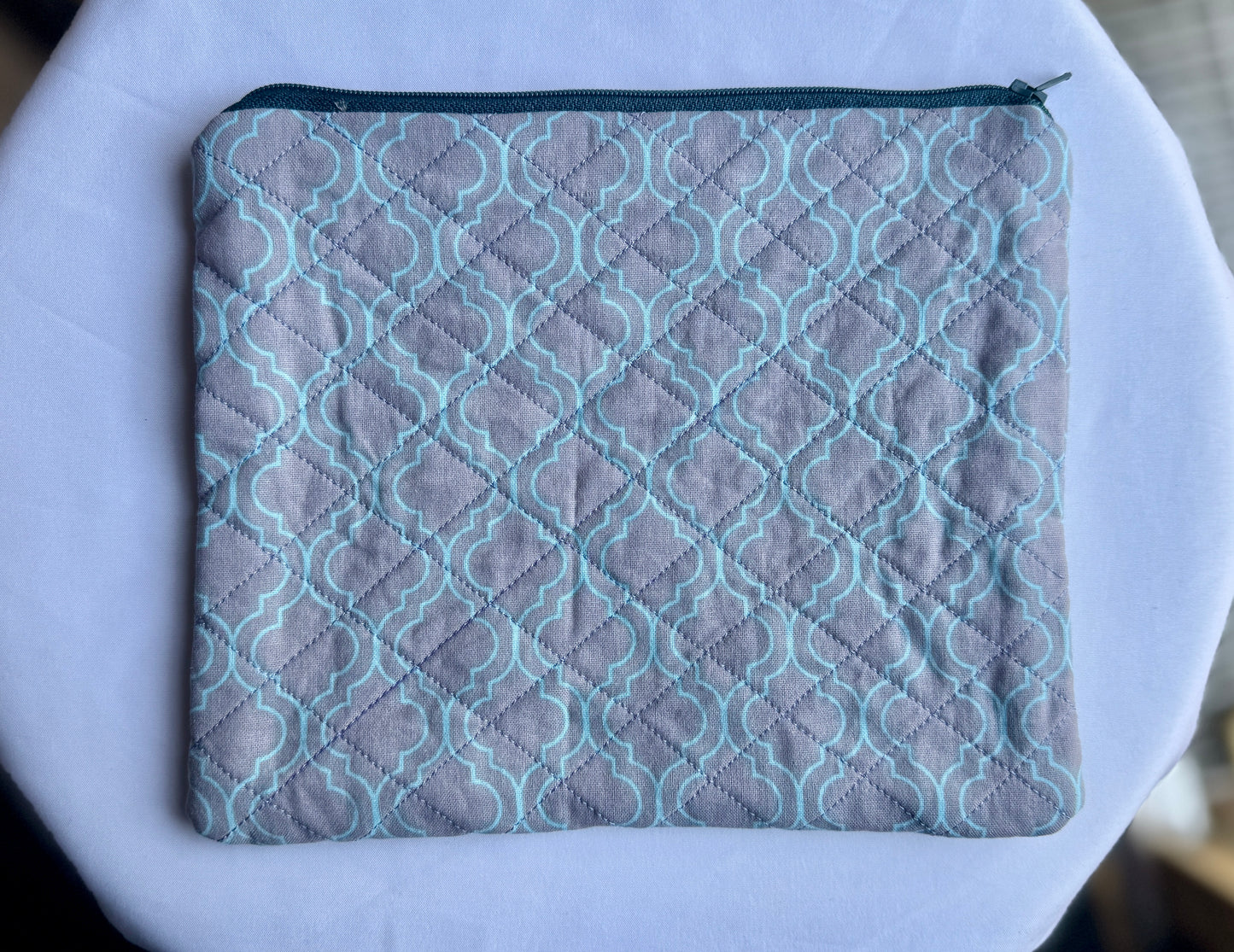Quilted Zipper Pouch