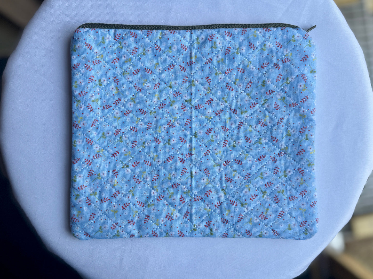 Quilted Zipper Pouch