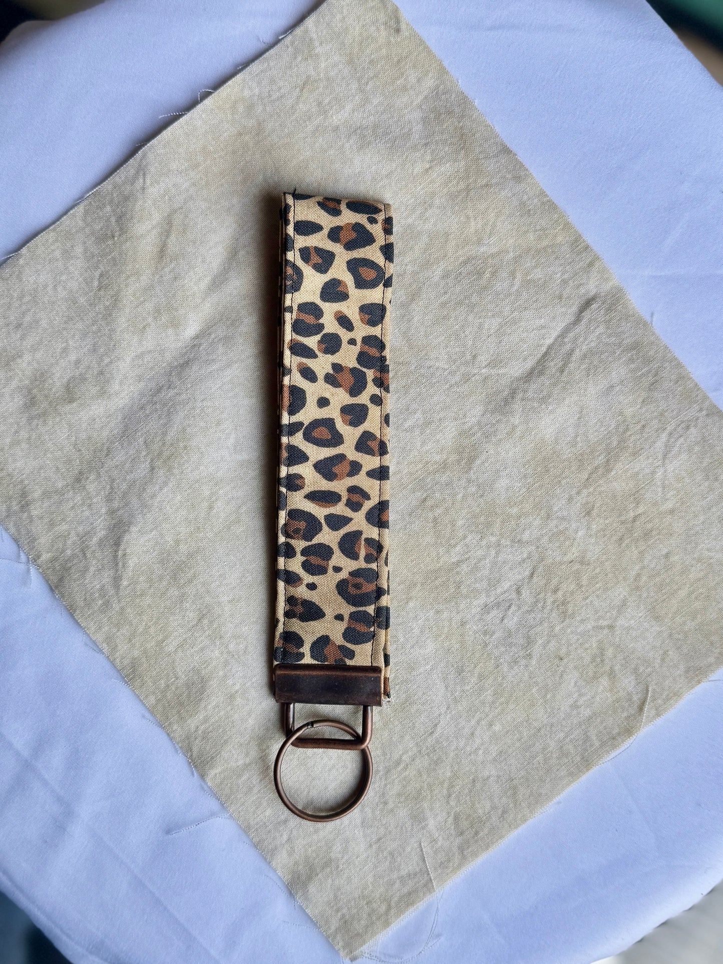 Leopard Wristlet