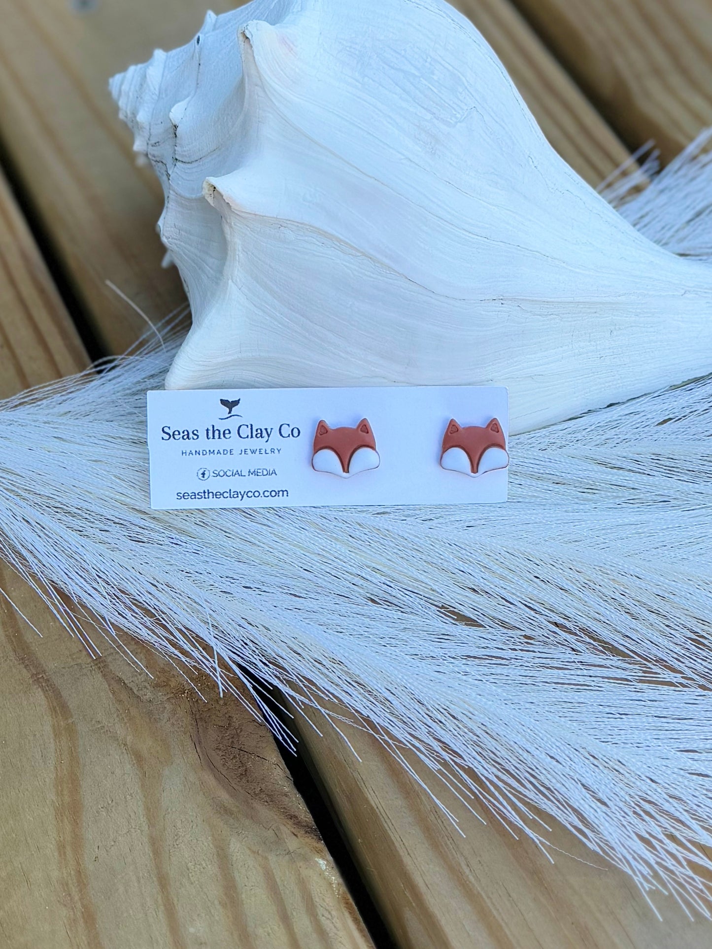 Fox Stud Earrings image 1