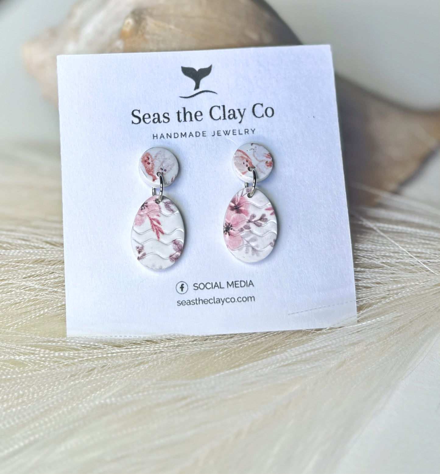 Easter Egg Stud Dangles image 1