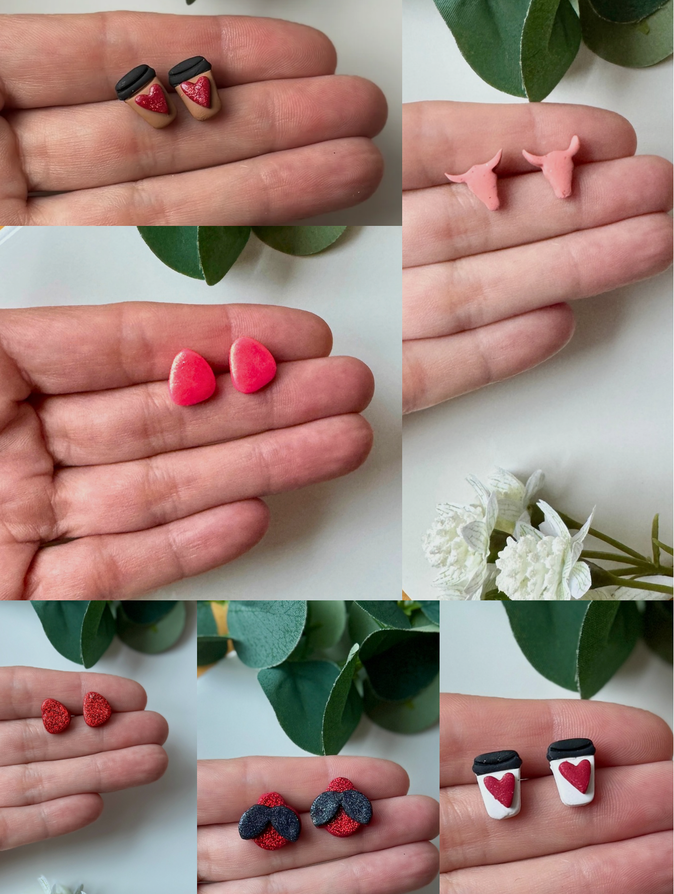 Valentines Day Studs image 0