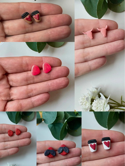 Valentines Day Studs image 0
