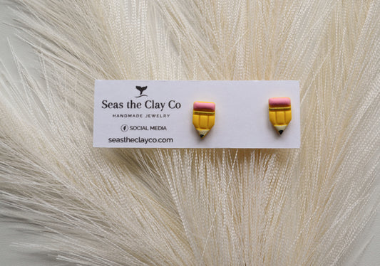 School Pencil Studs image 0