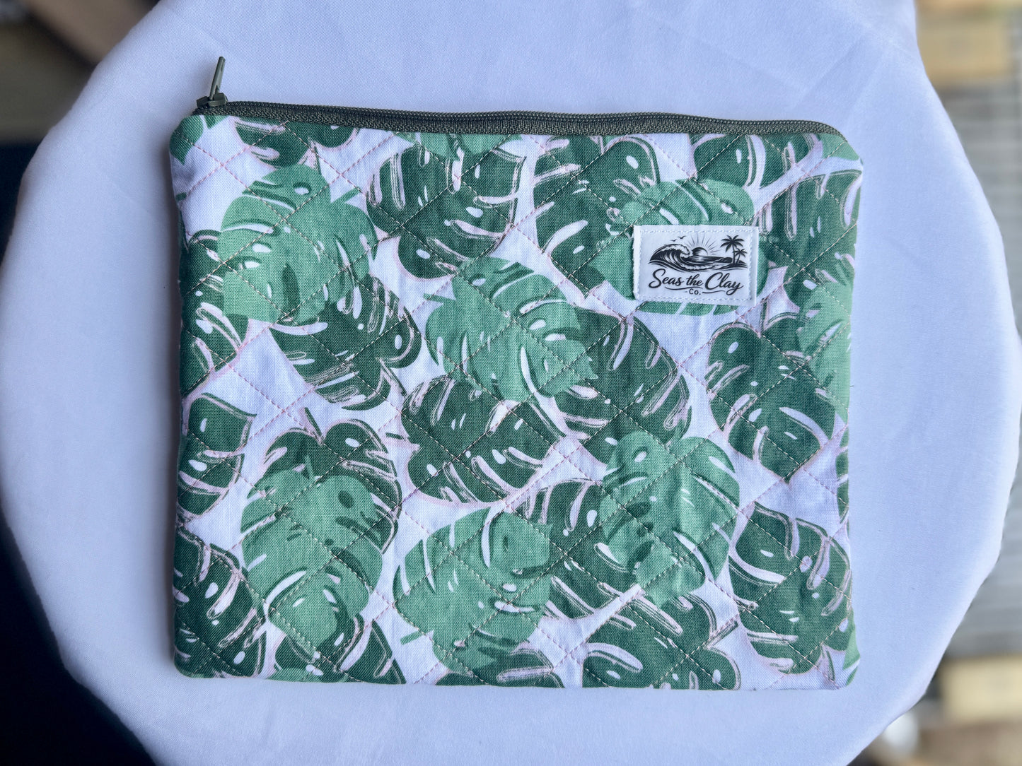 Quilted Zipper Pouch
