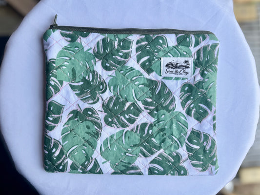 Quilted Zipper Pouch