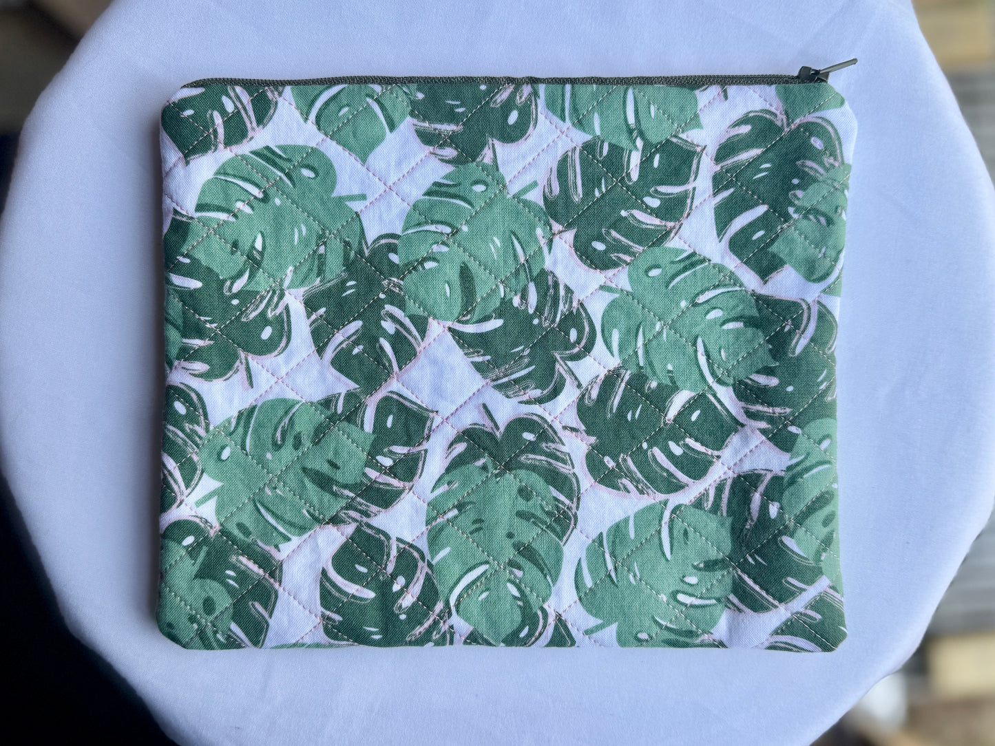 Quilted Zipper Pouch