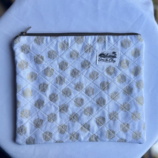 Quilted Zipper Pouch