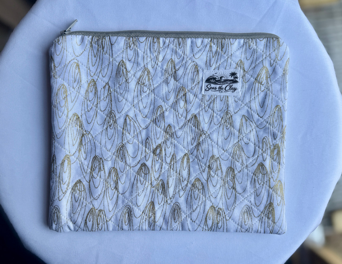 Quilted Zipper Pouch