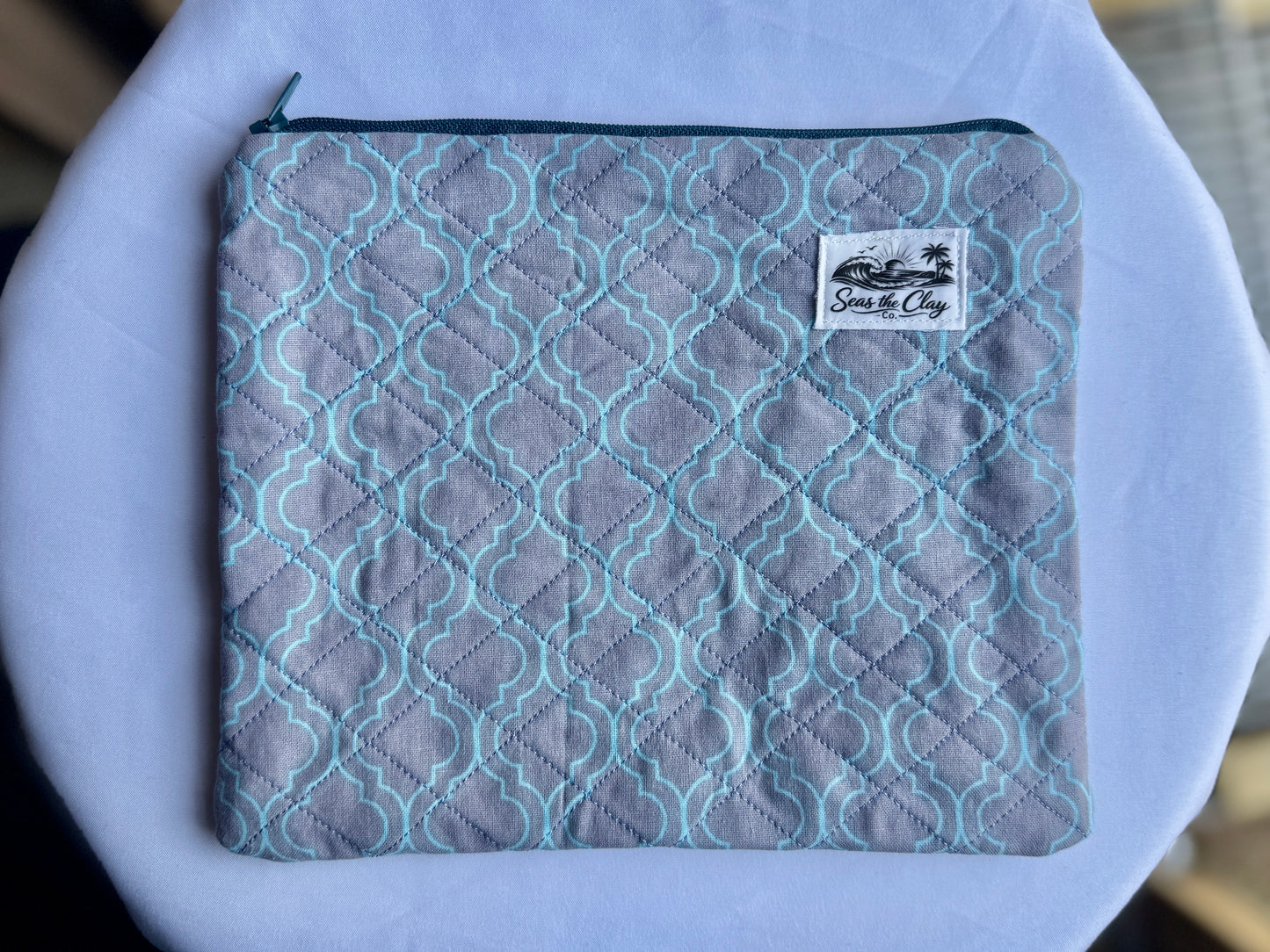 Quilted Zipper Pouch