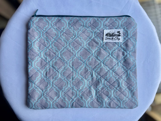 Quilted Zipper Pouch