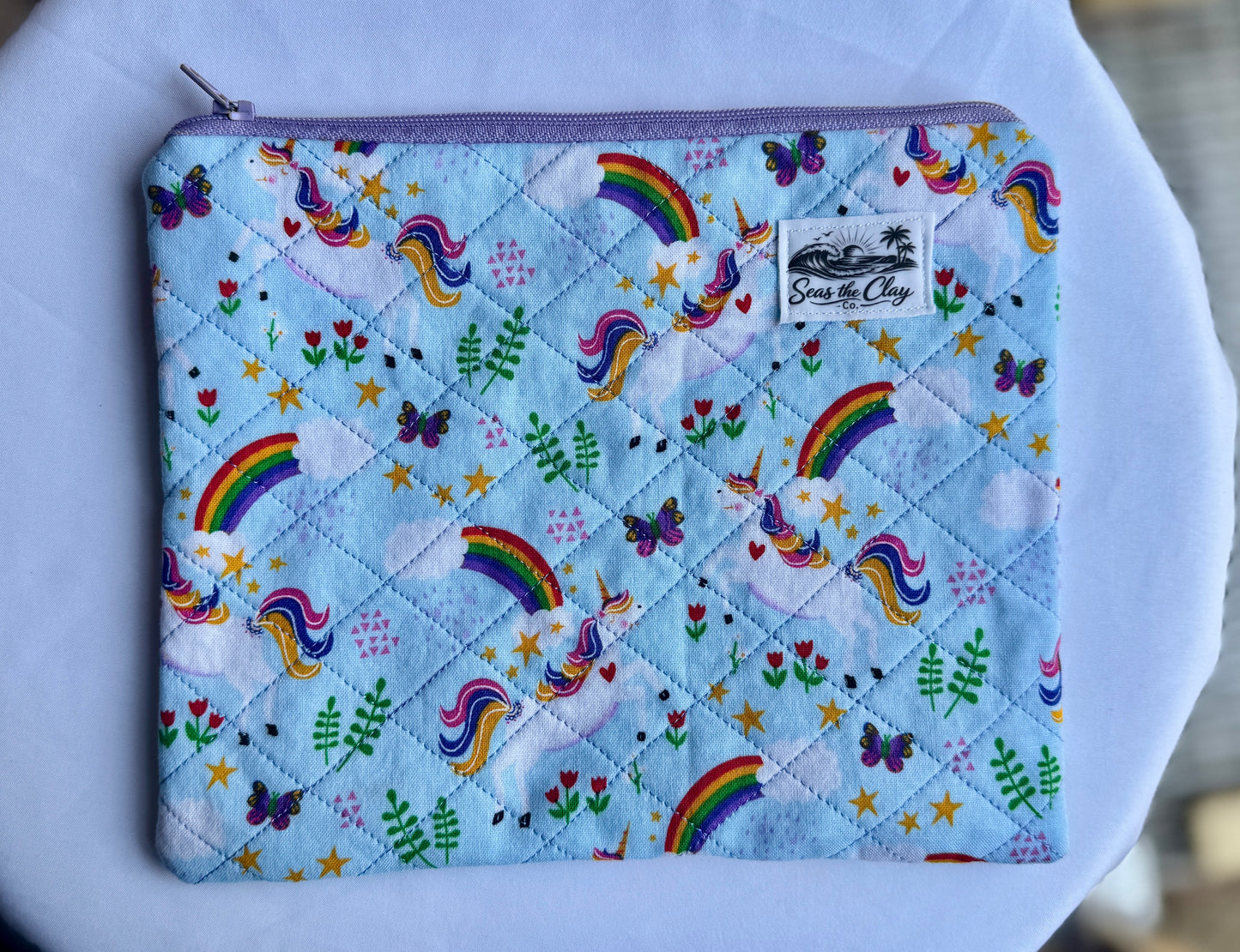 Quilted Zipper Pouch