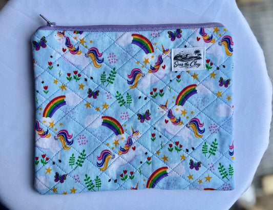 Quilted Zipper Pouch