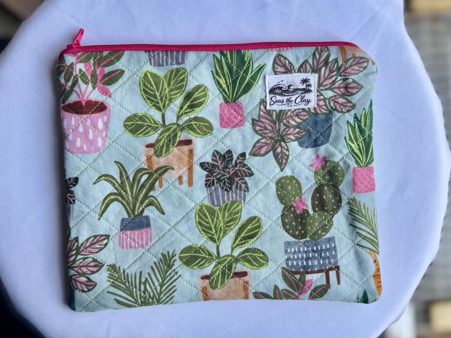 Quilted Zipper Pouch