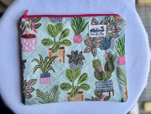 Quilted Zipper Pouch