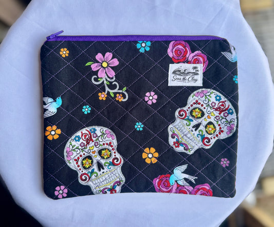 Quilted Zipper Pouch