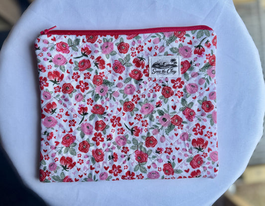 Quilted Zipper Pouch