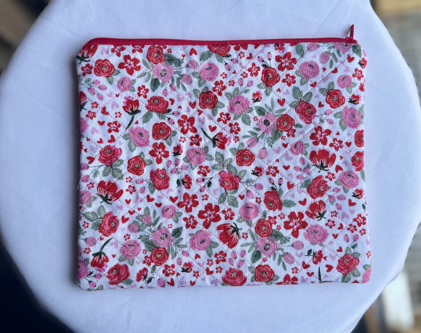 Quilted Zipper Pouch