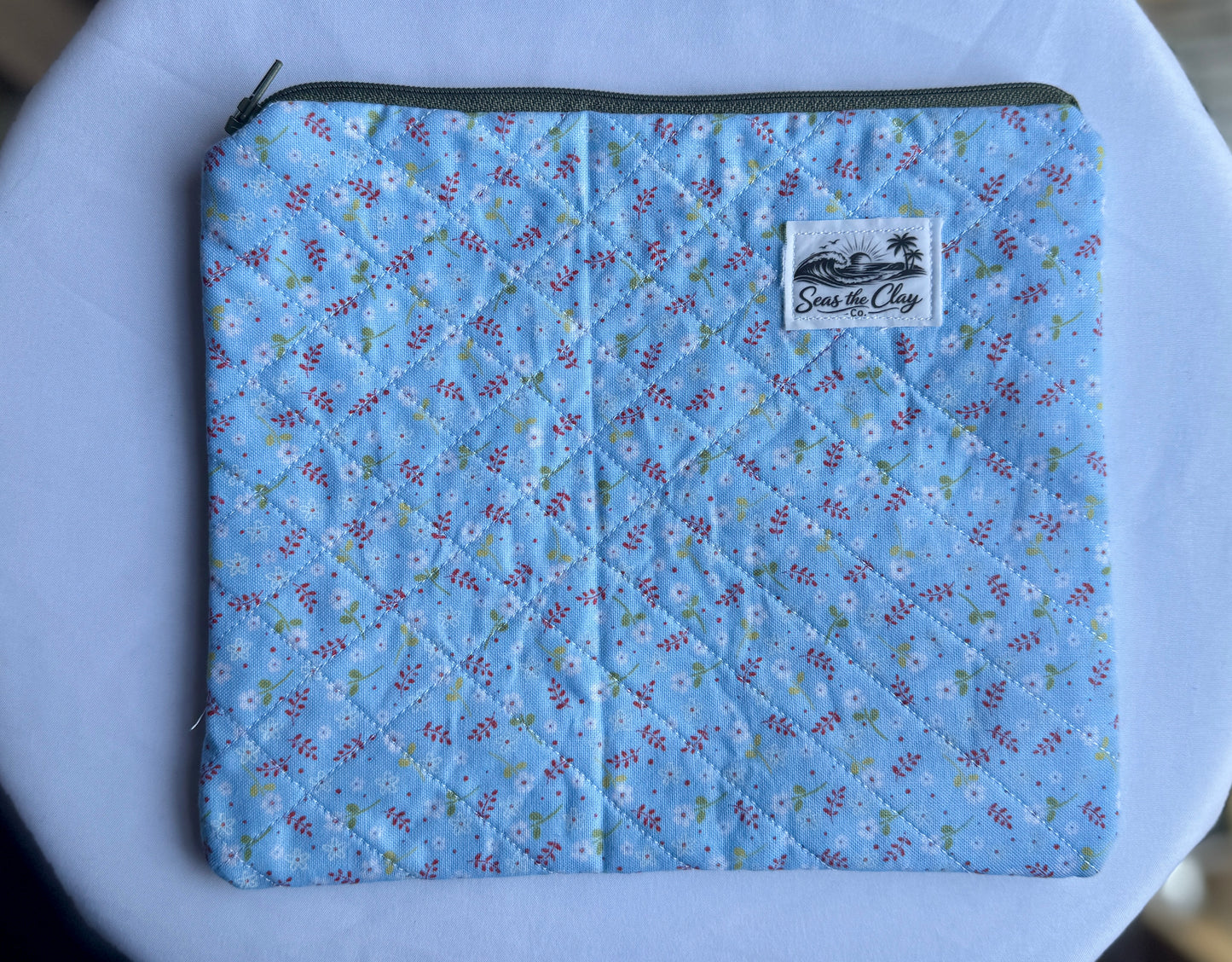 Quilted Zipper Pouch