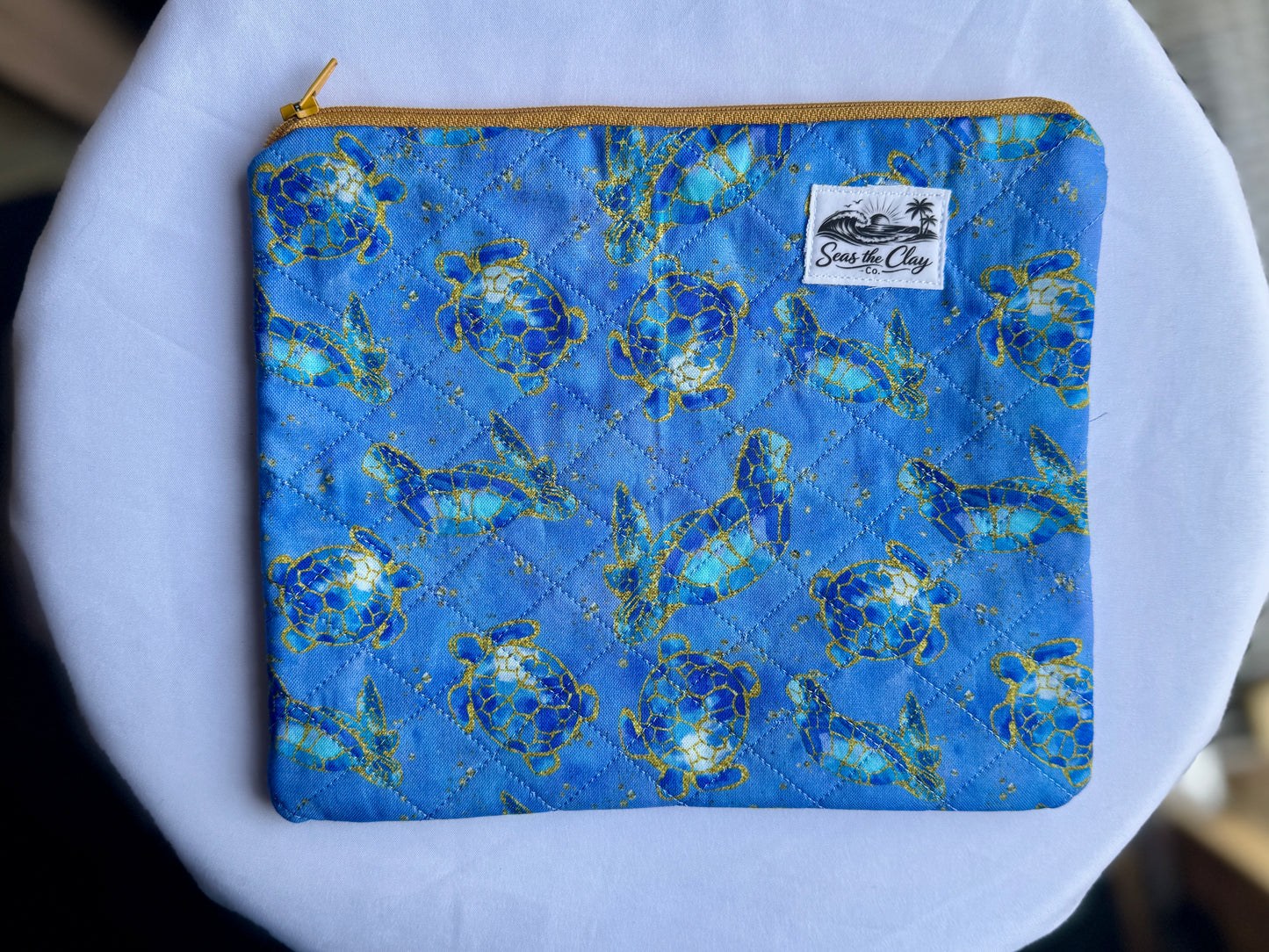 Quilted Zipper Pouch