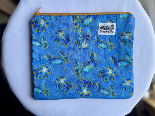Quilted Zipper Pouch