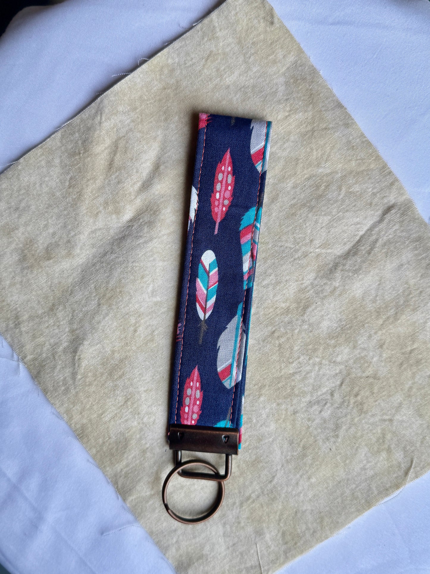 Feather Wristlet