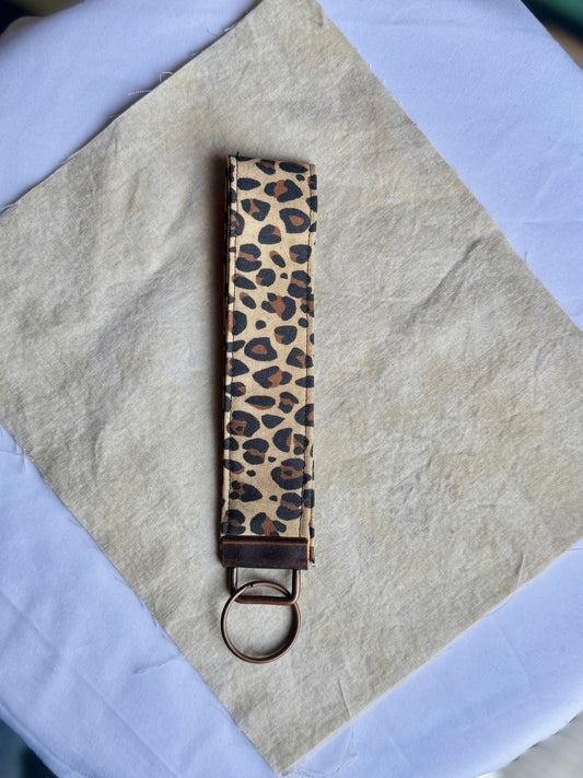 Leopard Wristlet